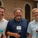 Two new and one current faculty at Provost's Reception